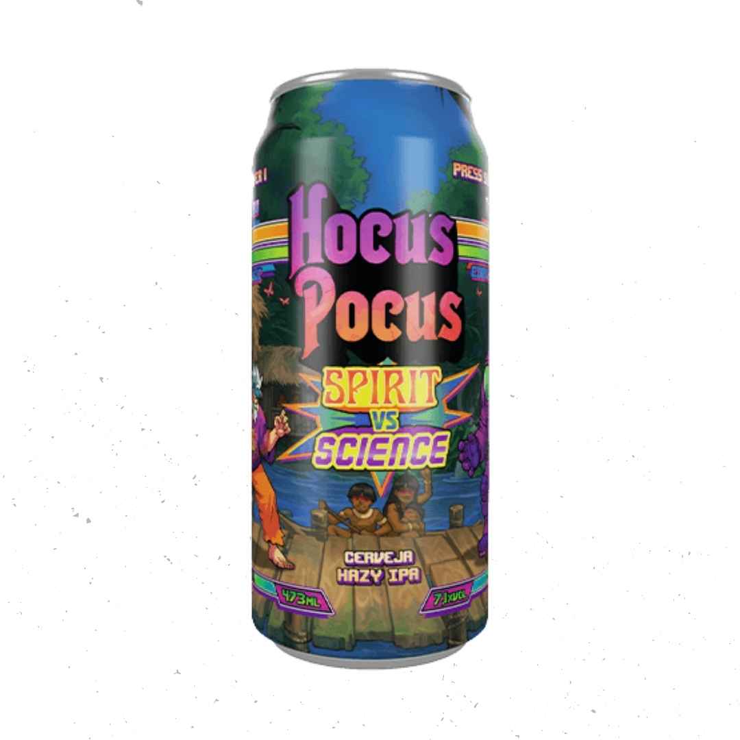 Cerveja Hocus Pocus Spirit Vs Science (Hazy IPA) 473ml
