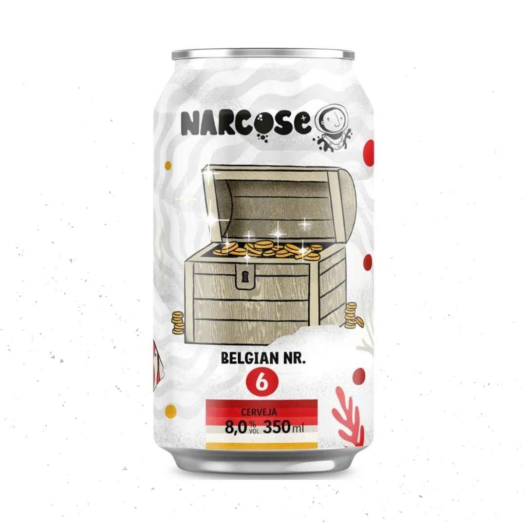 Cerveja Narcose Belgian Nr. 6 (Strong Blonc Ale) 350ml dorrs beer