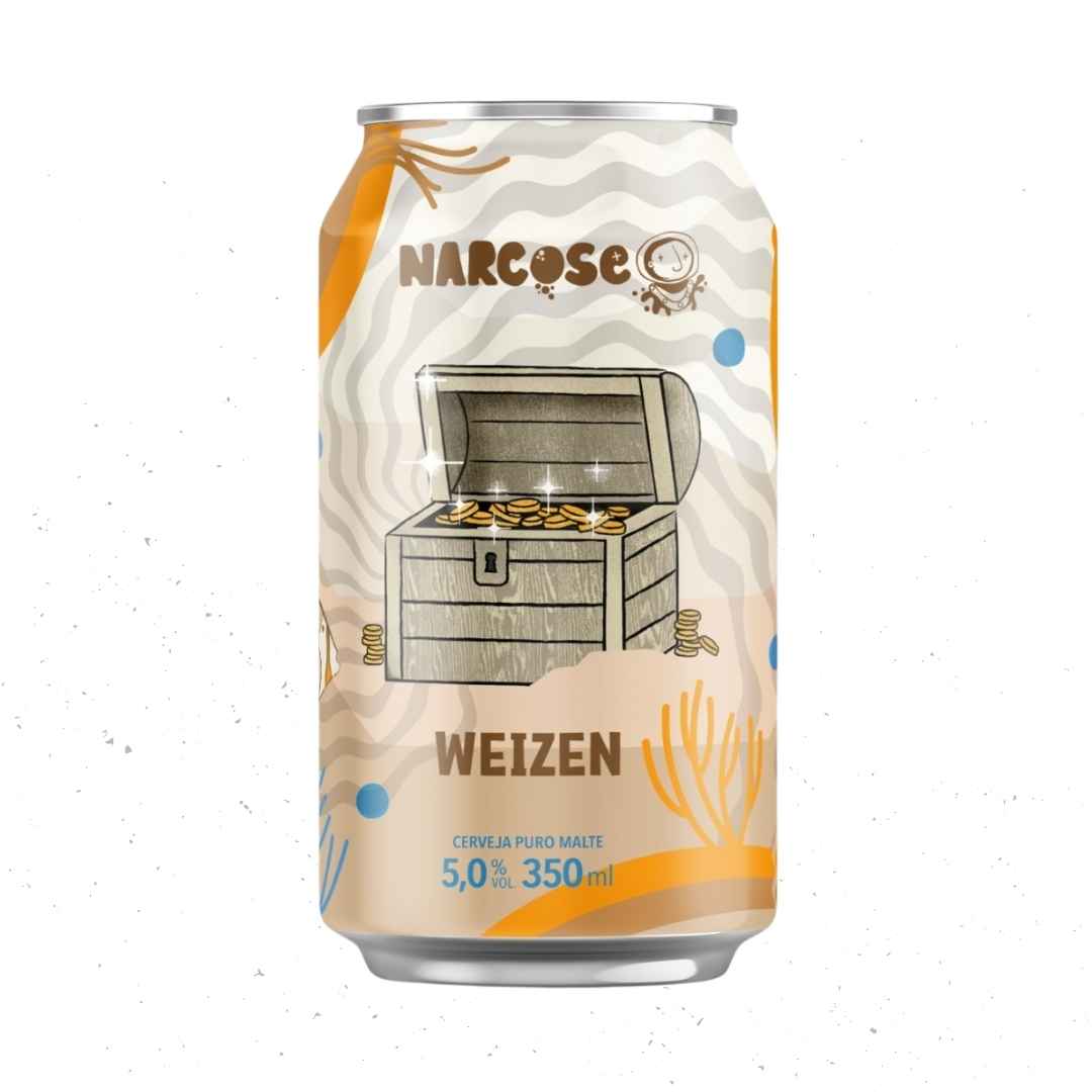 Cerveja Narcose Weizen (HefeWeizen) 350ml dorrs beer
