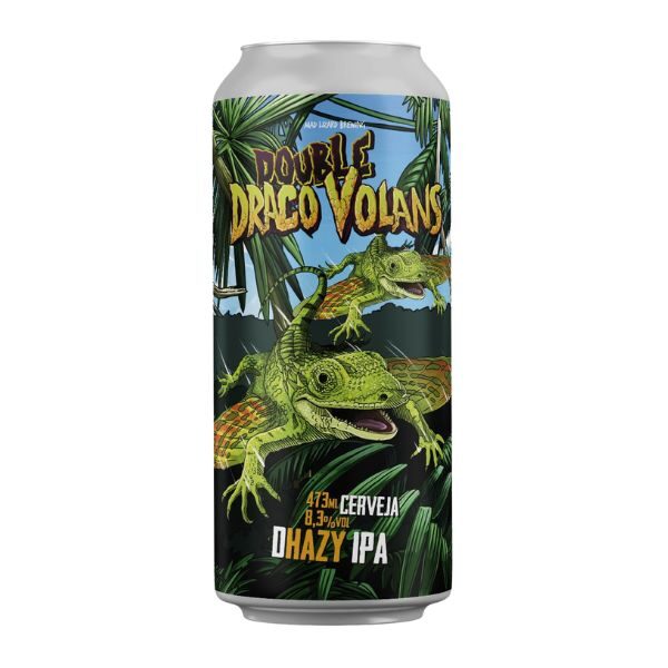 [Pré-venda] Cerveja Mad Lizard Double Draco Volans (Double Hazy IPA) 473ml