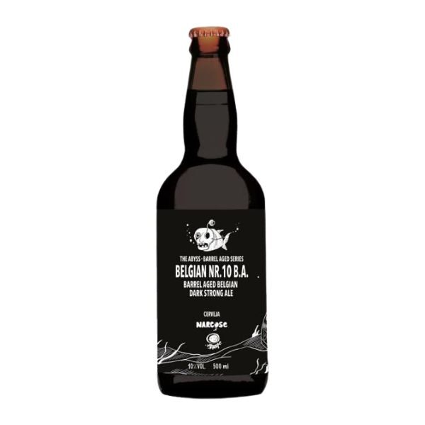 Cerveja Narcose Belgian Nr.10 BA (Barrel Aged Dark Strong Ale) 500ml