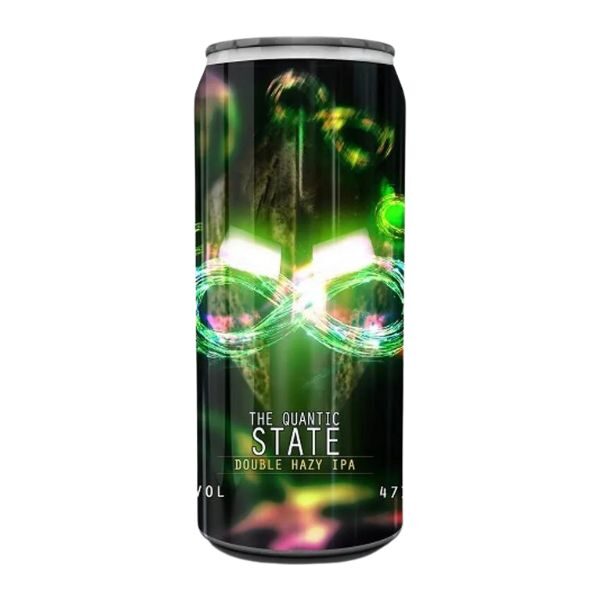 Spartacus e Eighth State Brewing - The Quantic State (Double Hazy IPA) 473ml