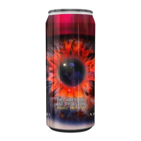 Spartacus e Long Live Beerworks - The Warrior and The Seer (Double Hazy IPA) 473ml