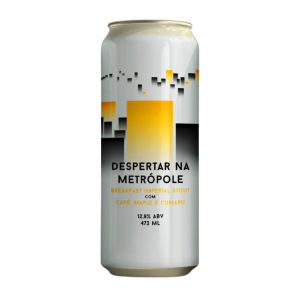 Cerveja Captain Brew e Croma Despertar na Metrópole (Imperial Stout) 473ml