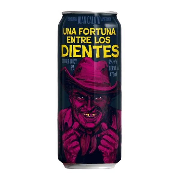 Cerveja Juan Caloto Una Fortuna Entre Los Dientes (Double Juicy IPA) 473ml
