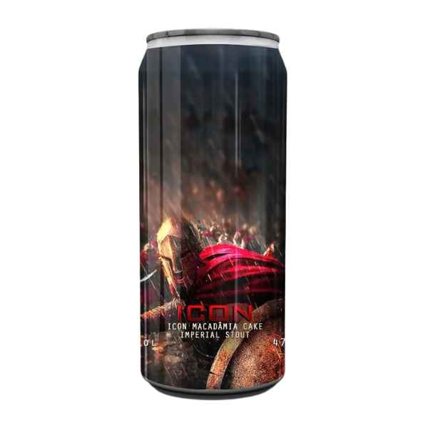 (Pré-Venda) Cerveja Spartacus Brewing ICON! (Imperial Stout) 473ml