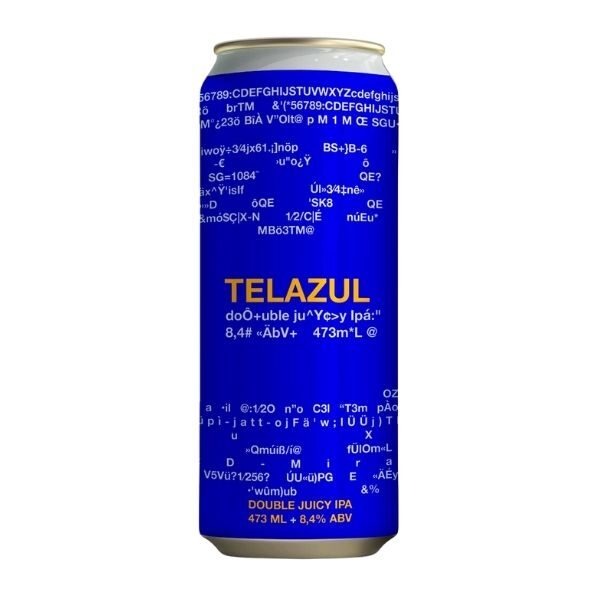 Cerveja Captain Brew Telazul (Double Juicy IPA) 473ml
