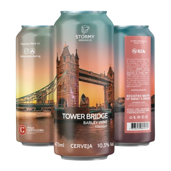 Cerveja Stormy Brewing Tower Bridge (BarleyWine) 473ml