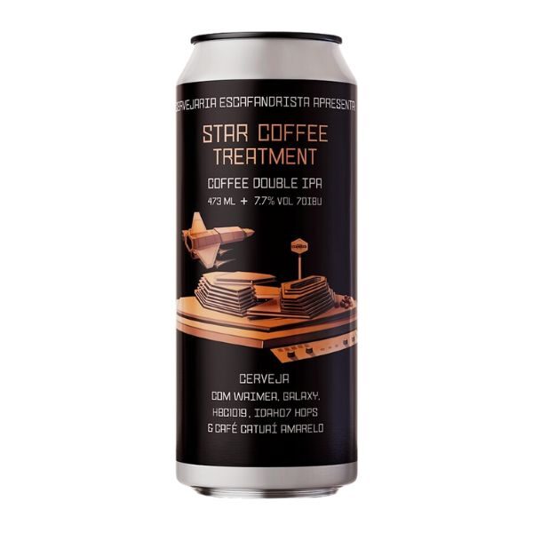 Cerveja Escafandrista Star Coffe Treatment (Double Coffee IPA) 473ml