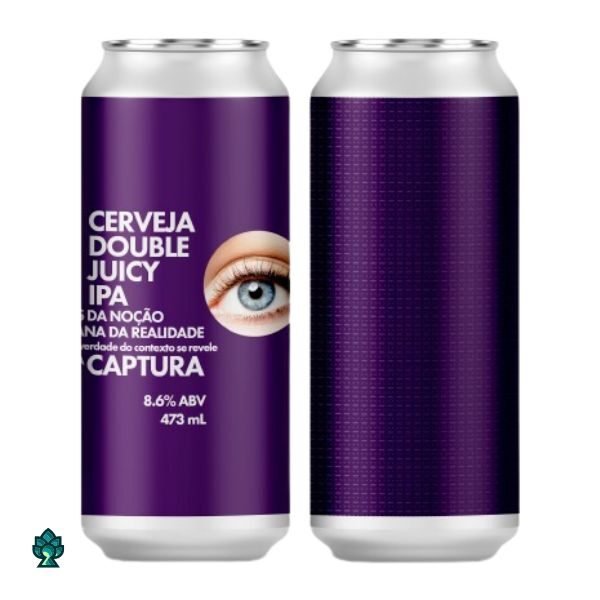 Cerveja Captain Brew Através da Noção Não-Euclidiana da Realidade (Double Juicy IPA) 473ml