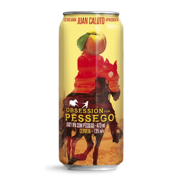 Cerveja Juan Caloto Obsessión por Pêssego (Juicy IPA) 473ml