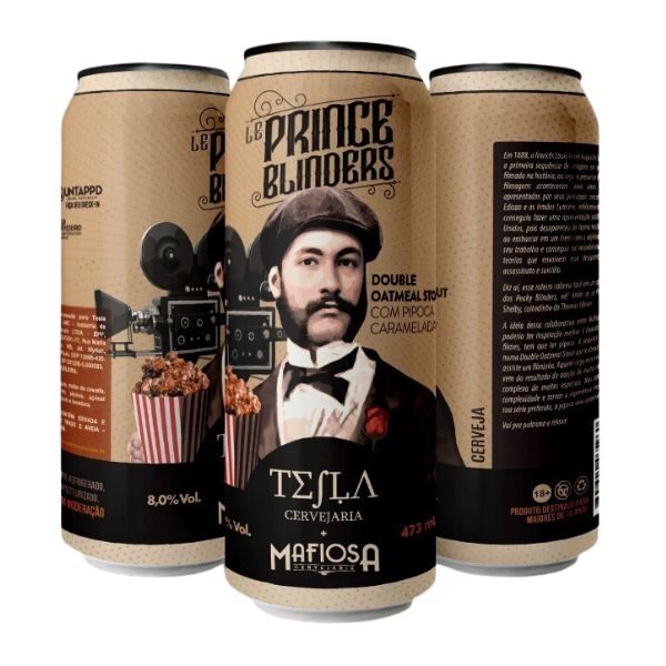 Cerveja TESLA Le Prince Blinders (Double Oatmeal Stout) 473ml