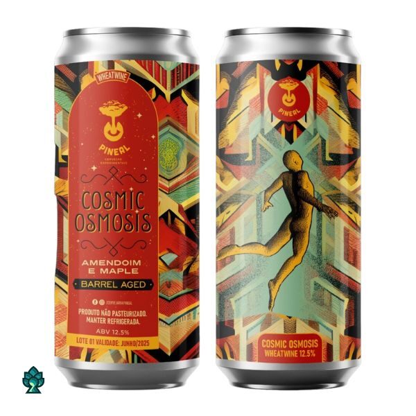 Cerveja Pineal Cosmic Osmosis (Barrel Aged Wheat Wine) 473ml