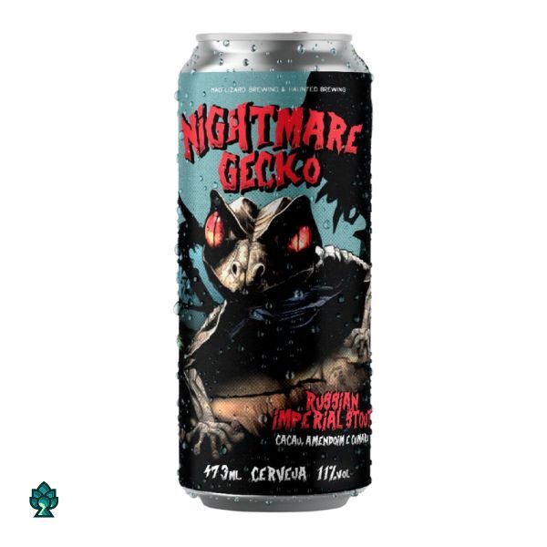 Cerveja Mad Lizard e Haunted Nightmare Gecko (Imperial Stout) 473ml