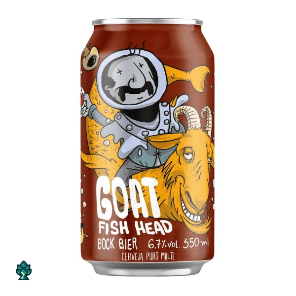 Cerveja Narcose e Juan Caloto Goat Fish Head (Bock) 350ml
