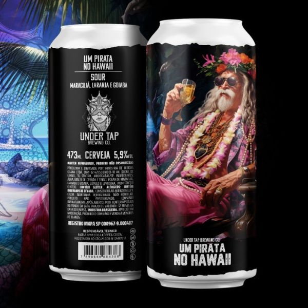 Cerveja Under Tap Um Pirata no Hawaii (Sour) 473ml
