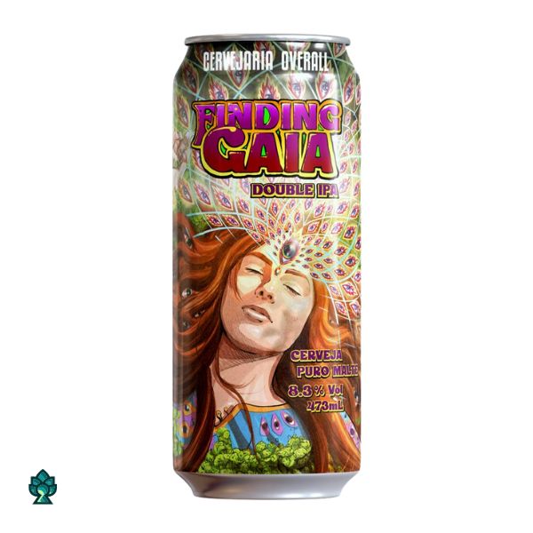 Cerveja Overall Finding Gaia (Double IPA) 473ml