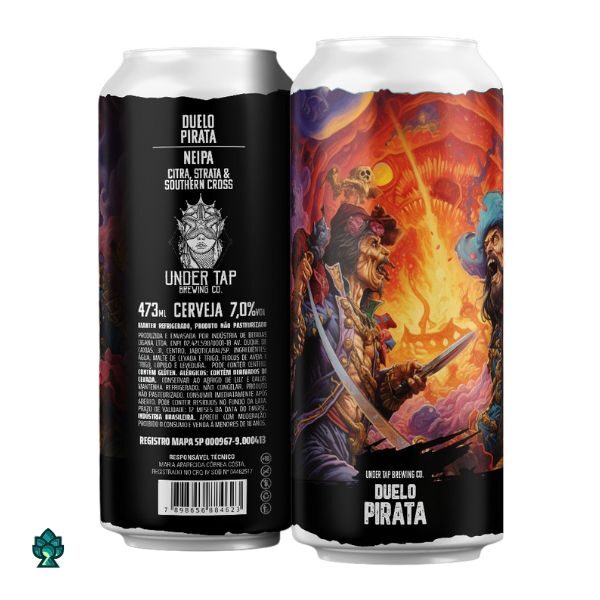 Cerveja Under Tap Duelo Pirata (NE IPA) 473ml