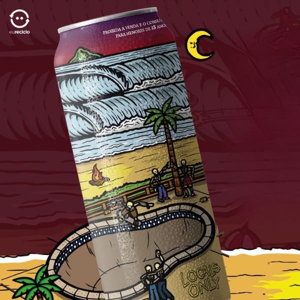 Cerveja Locals Only Stoked Nights (Hazy Double IPA) 473ml
