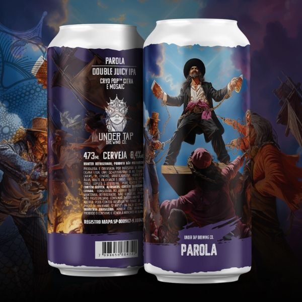 Cerveja Under Tap Parola (Double Juicy IPA) 473ml