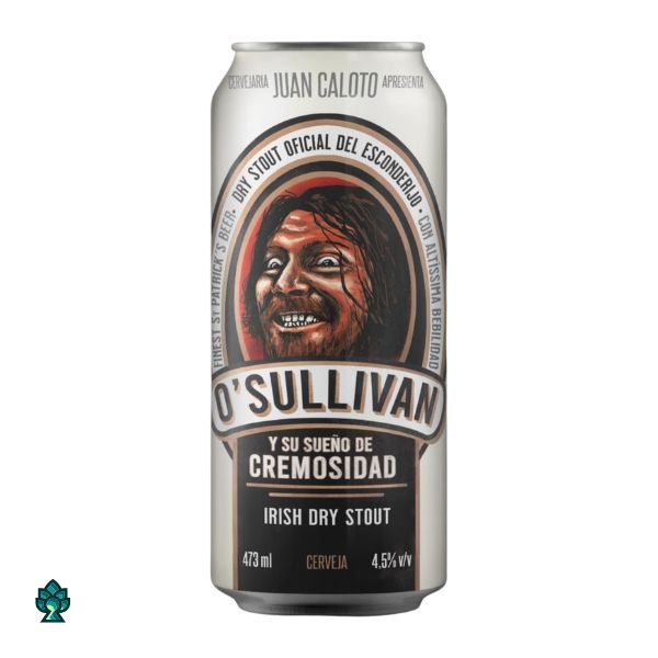 Cerveja Juan Caloto O'Sullivan e Su Sueño de Cremosidad (Irish Dry Stout) 473ml