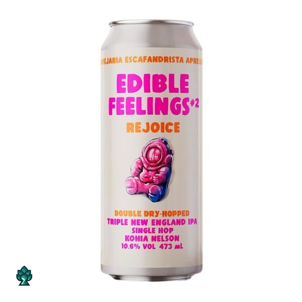 Cerveja Escafandrista Edible Feelings 2 - Rejoice (Triple NE IPA) 473ml