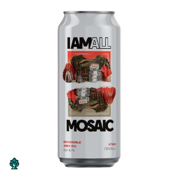 Cerveja Hop Mundi I am All Mosaic (Double Juicy IPA) 473ml