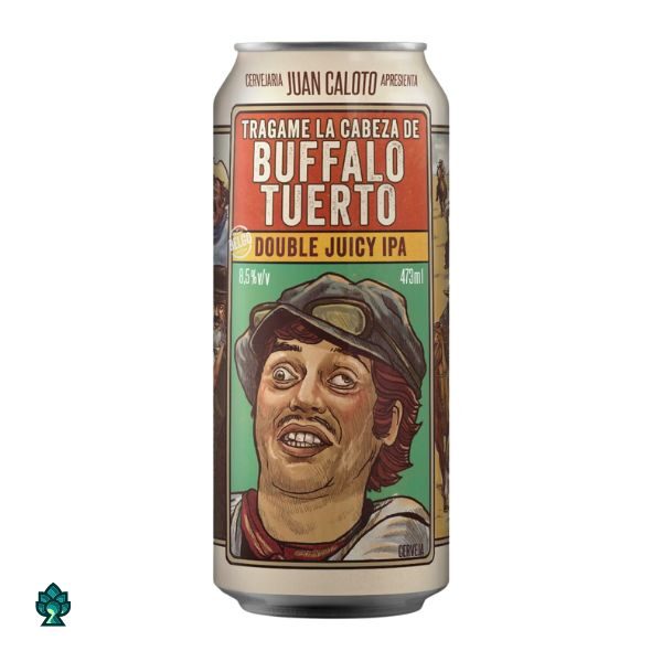 (Pré-venda) Cerveja Juan Caloto Tragame La Cabeza de Buffalo Tuerto (Double Juicy IPA) 473ml