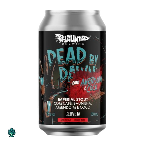 Cerveja Haunted Brewing Dead By Dawn Coco e Amendoim (Imperial Stout) 350ml