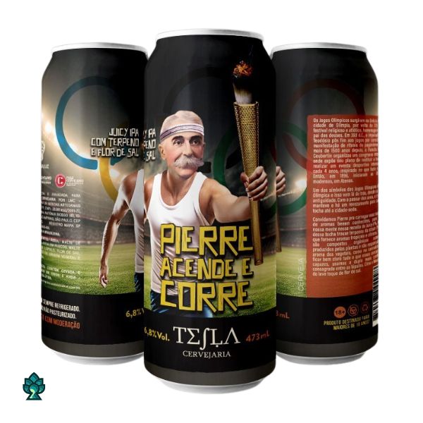 Cerveja Tesla Pierre Acene e Corre (Juicy IPA) 473ml
