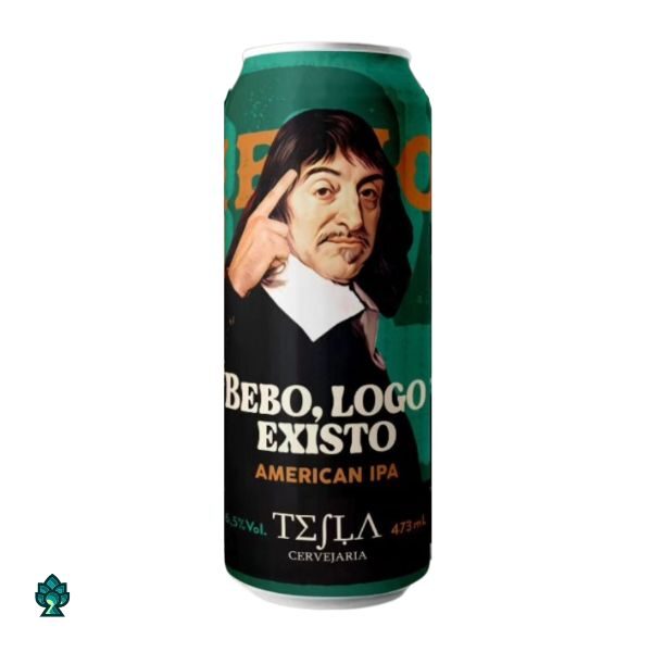 Cerveja Tesla Bebo logo existo (American IPA) 473ml