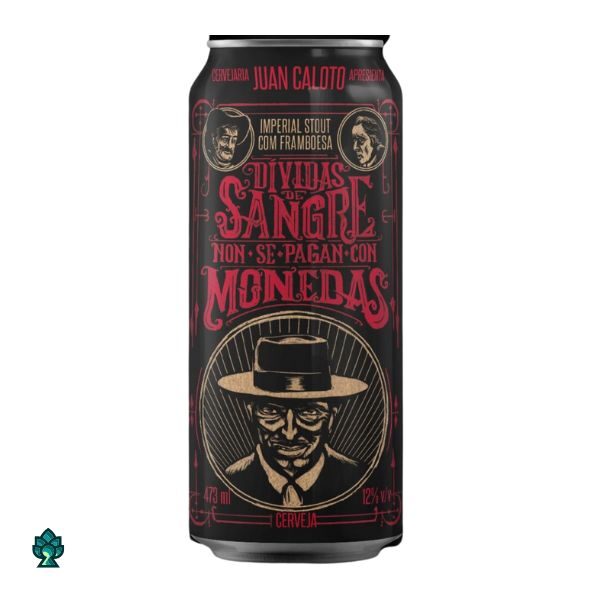 Cerveja Juan Caloto Dívidas de Sangre non se Pagan com Monedas (Imperial Stout) 473ml