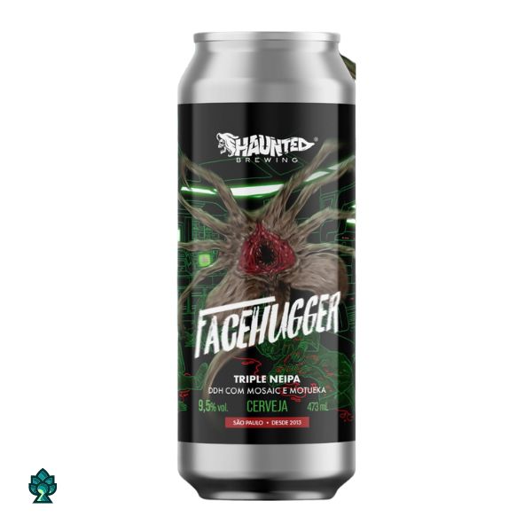 Cerveja Haunted Brewing Facehugger (Triple NE IPA) 473ml