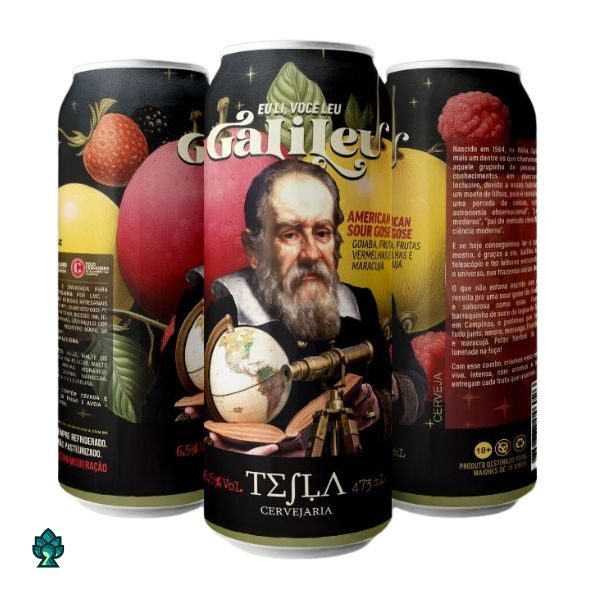 Cerveja TESLA Eu li, você leu, Galileu (Sour Gose) 473ml