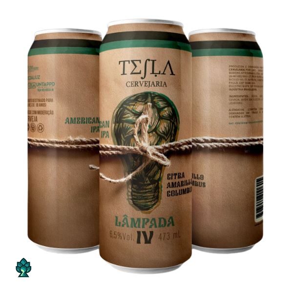 Cerveja TESLA Lâmpada IV (American IPA) 473ml