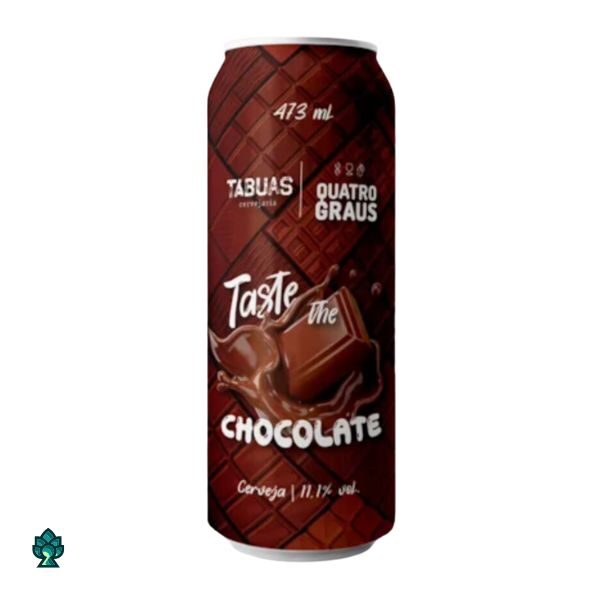 Cerveja Tábuas e Quatro Graus Taste The Chocolate (Imperial Stout) 473ml