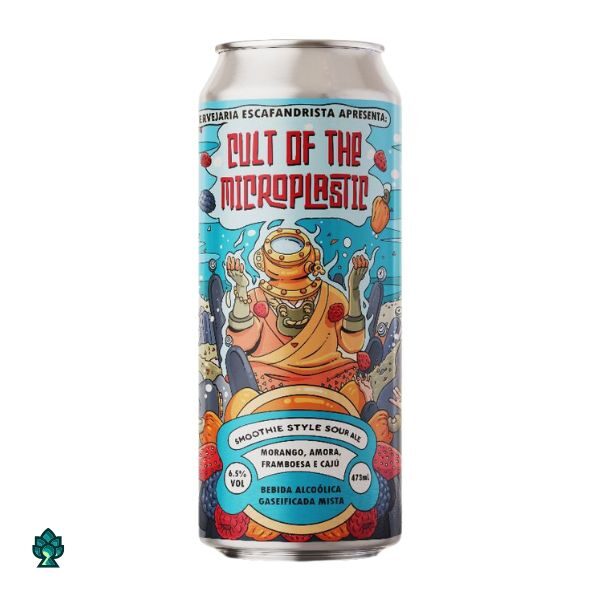 Cerveja Escafandrista The Cult of Microplastics (Smoothie Sour) 473ml