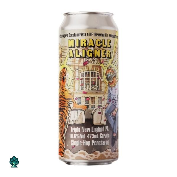 Cerveja Escafandrista e NP Brewing Co Miracle Alinger (Triple NE IPA) 473ml