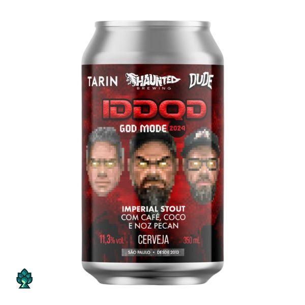 Cerveja Haunted, Tarin e Dude IDDQ (Imperial Stout) 350ml