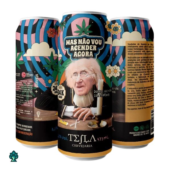 Cerveja Tesla Mas Não Vou Acender Agora (Double Juicy IPA) 473ml