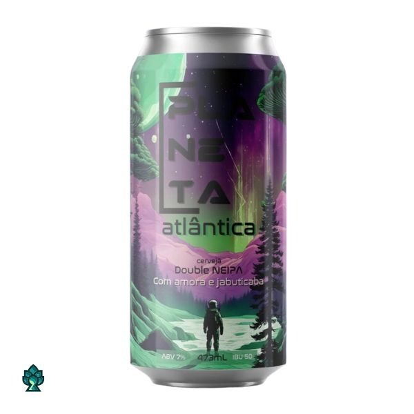 Cerveja Satélite Planeta Atlântica (Double Juicy IPA) 473ml